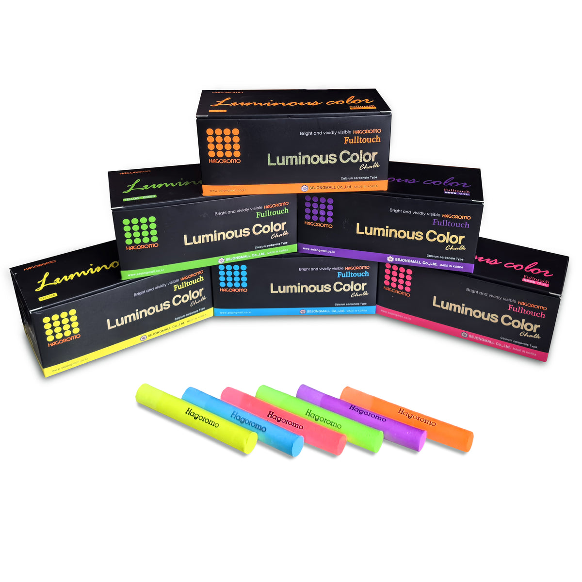 HAGOROMO Fulltouch Luminous Chalk Single Color 72 PCS