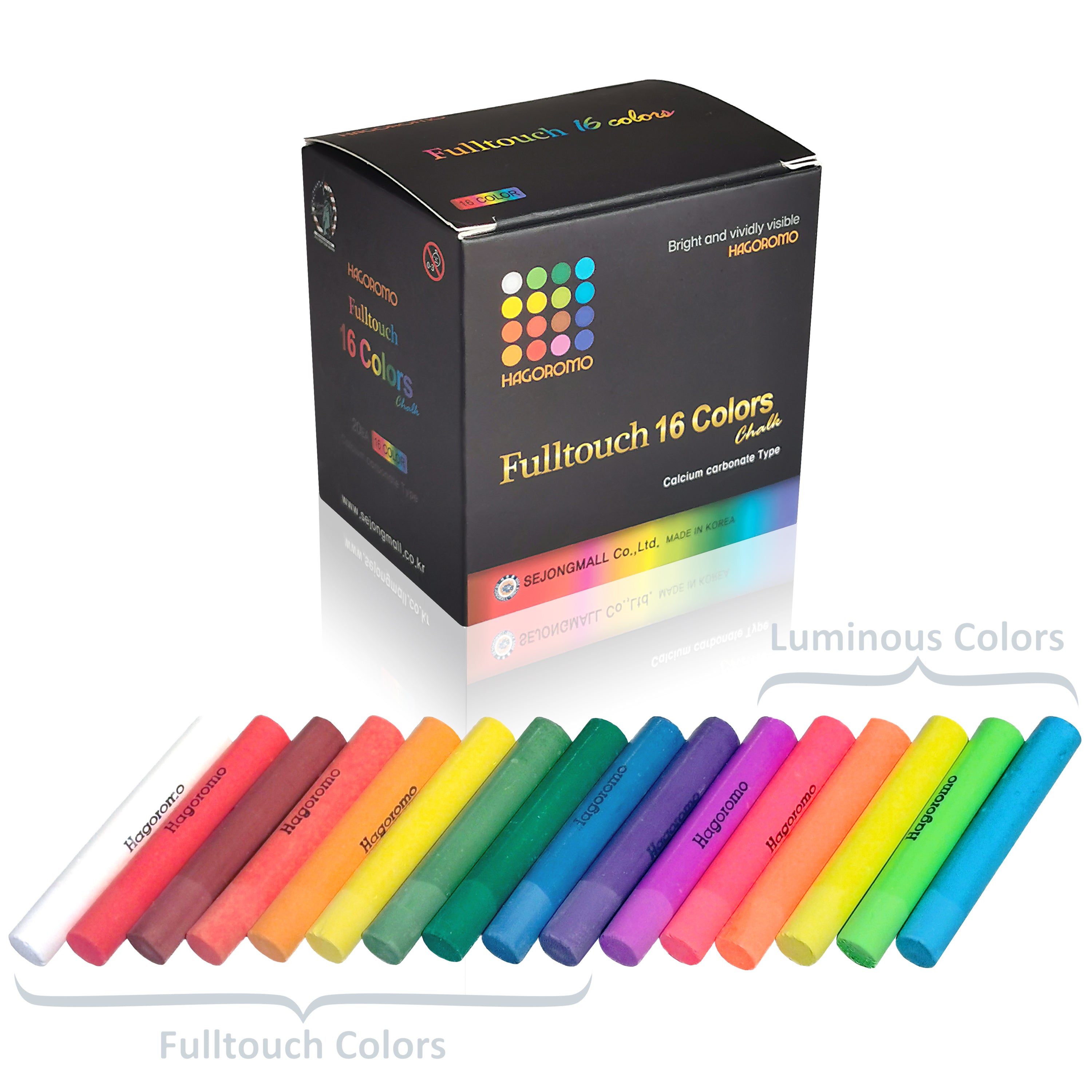 HAGOROMO Fulltouch x Luminous Chalk 10+6 Colors 20 PCS [Limited